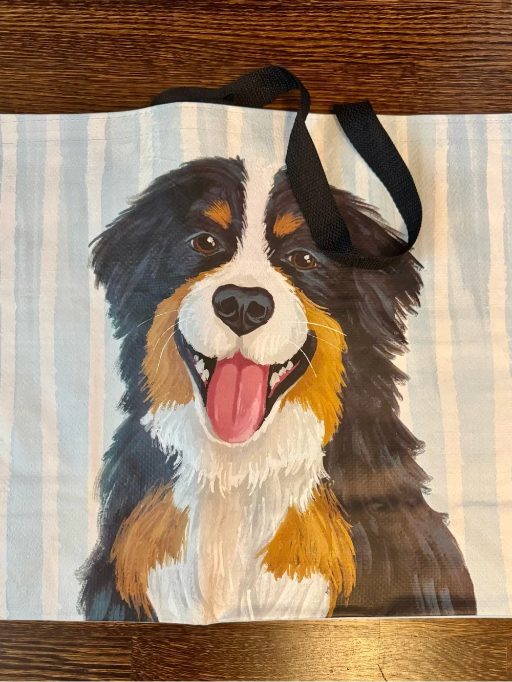 Homegoods TjMaxx Marshalls Reusable Totes- Burmese Dog- Beautiful Print!